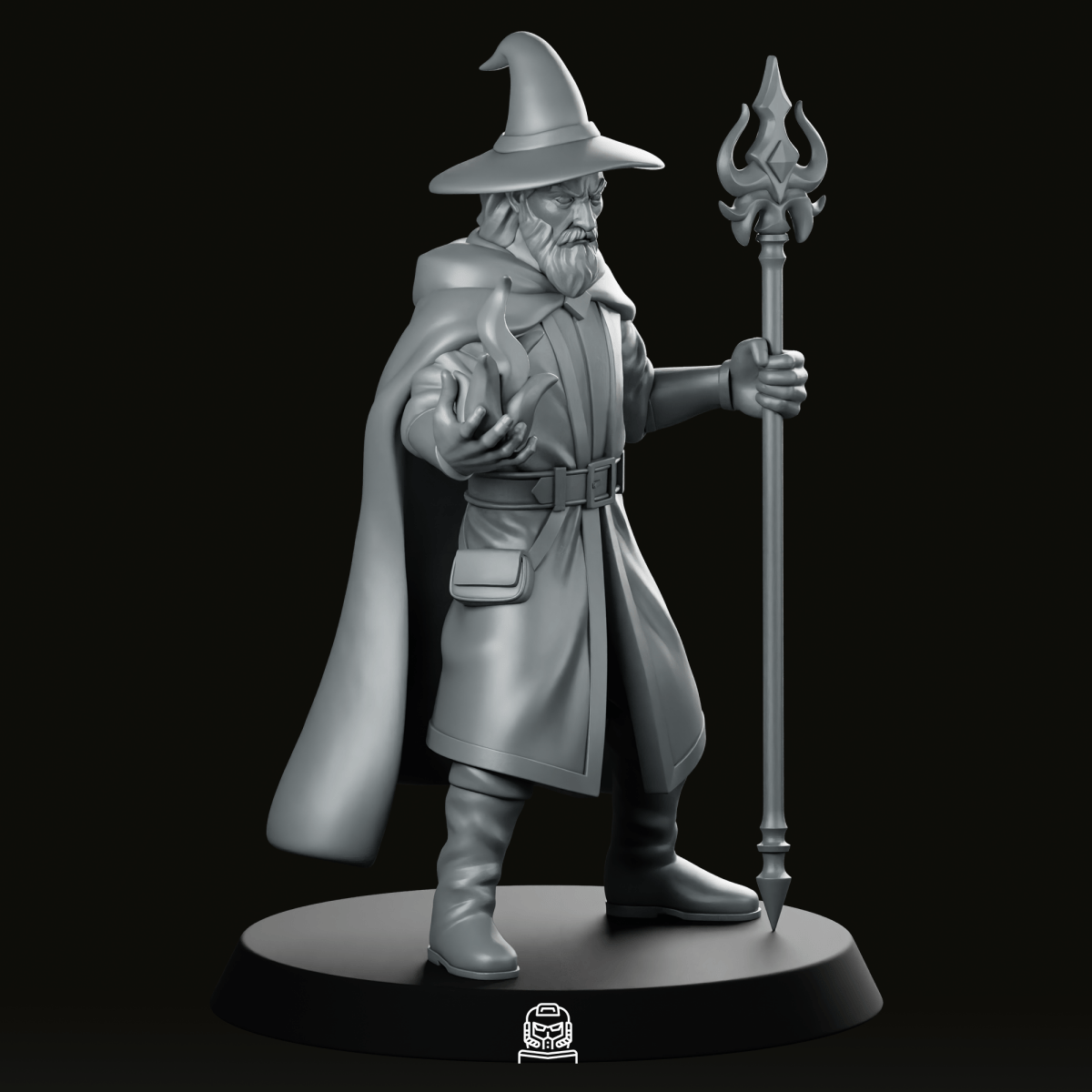 Althas Fenrow Wizard Miniature
