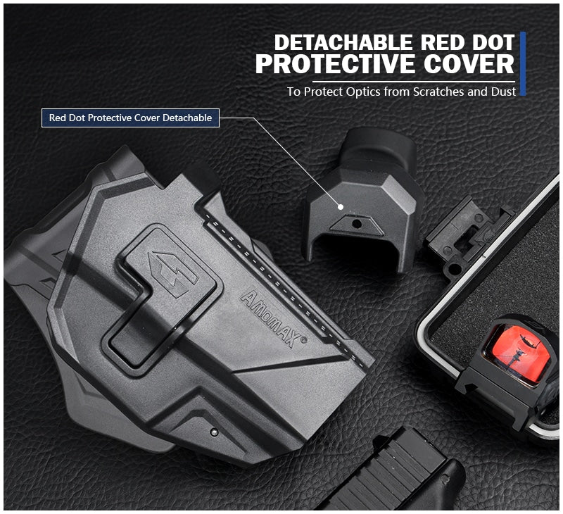 Amomax Tactical  Holster with RDS Fits Glock