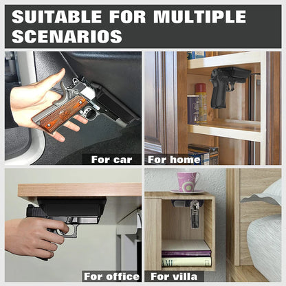 Magnet Gun Mount Holster For Glock 17/19/26 Taurus Car Concealed Universal Pistol Magnetic Holster Airsoft Accessories