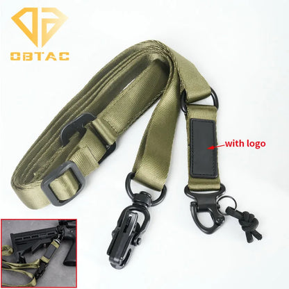 MS2 MS3 MS4 Airsoft Tactical Rifle Sling 2 Point Quick Detach Nylon Adjustable Strap Fit Outdoor Shooting Hunting Accessories