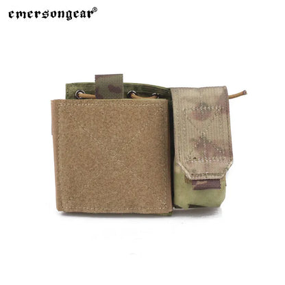 EMERSONGEAR Tactical Panel MAP Nylon Pouch Airsoft Outdoor Sport Accessory Pack Small Trekking Hunting Pocket Sport Waterproof