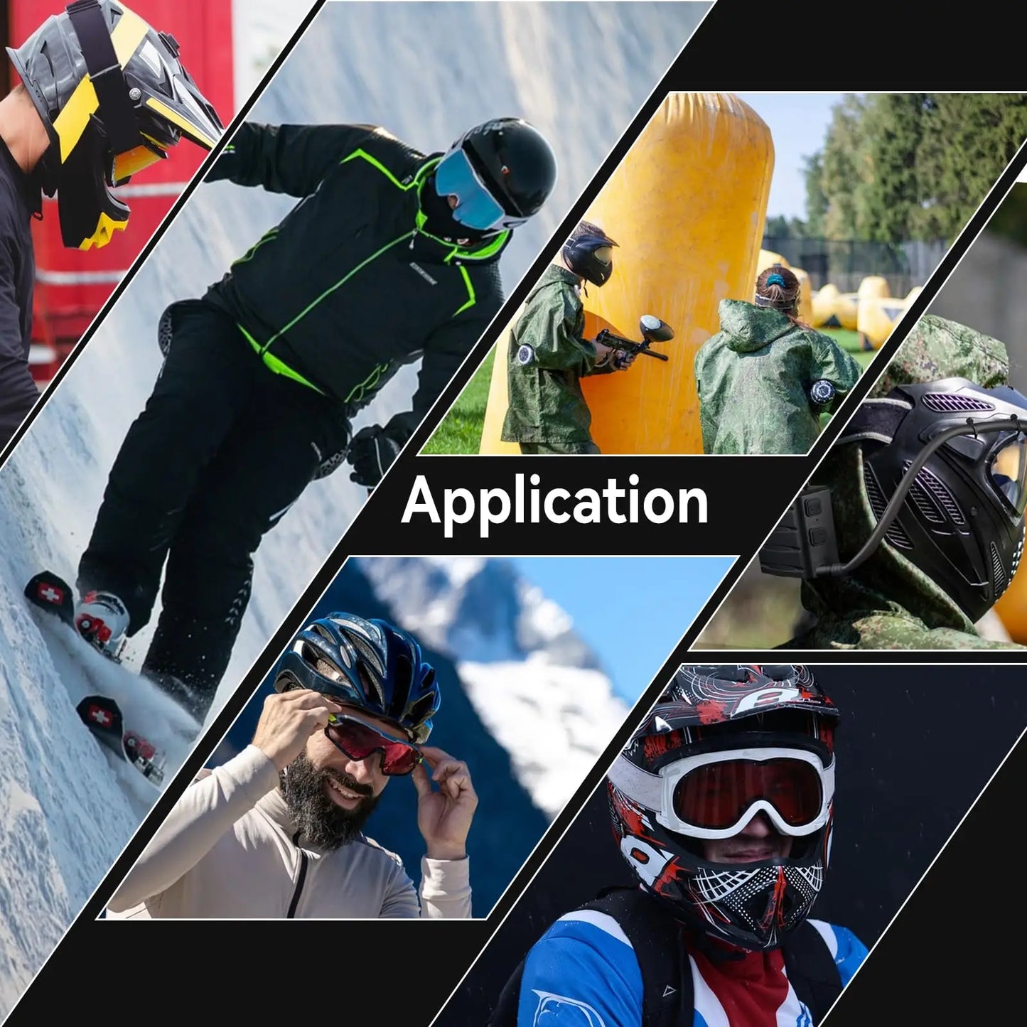 Tactical Cordless Airsoft Goggles Defogger Defogging Fan Anti-fog Pump for Safety Glasses with Rubber Seal Adjustable Wind Speed