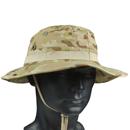 Tactical Airsoft  Sniper Camouflage Boonie Hats Nepalese Cap Militares Army Mens American Military Accessories A-tacs FG