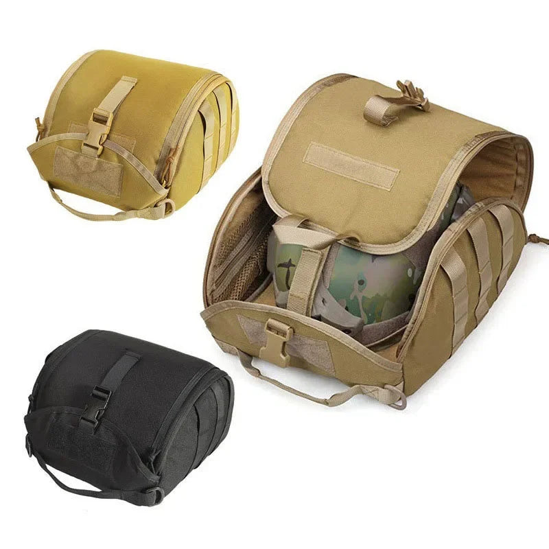 Tactical Helmet Bag Airsoft Anti-virus Carrier Bag Bulletproof Helmet Box Outdoor Storage Molle Bag For Fast MICH Wendy Helmet