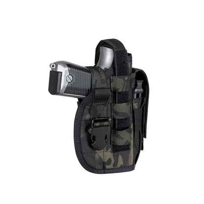 Tactical Molle Pistol Holster Right Hand Gun Holster Magzine Pouch Glock 17/1911 Airsoft Hunting Accessories