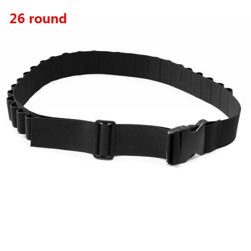 Hunting 50 30 Rounds Bandolier Belt 12 Gauge Mag Pouch Tactical Pouch Belt Holder Airsoft Accessories