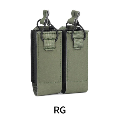 Tactical Mag Pouch .45 Dual Magazines Double Smg Molle Airsoft Mpx P90 Ump45 Hunting Equipment Accessories Wargame Outdoor Vest