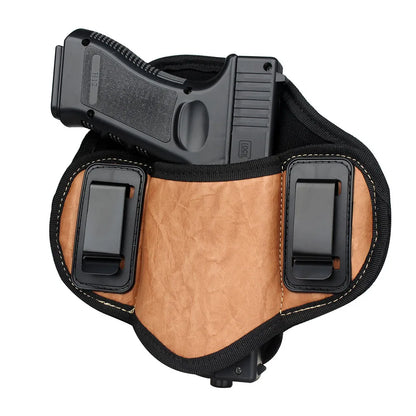 Hunting Tactical PU Leather Holster Concealed Gun Pouch For Glock 17 19 23 32 Sig Sauer Beretta Kahr Bersa Thunder Gun Holster