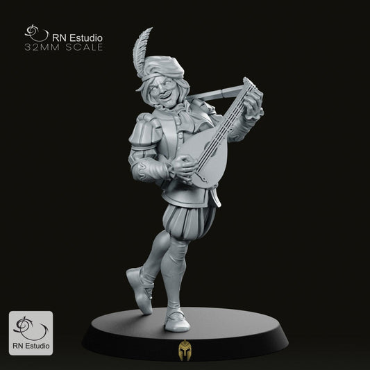 Bard Delionne Fantasy Miniature