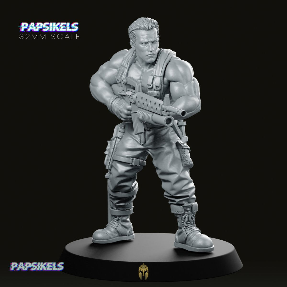 Barry McGuffin Jungle Fighter Miniature