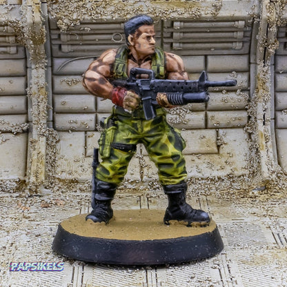 Barry McGuffin Jungle Fighter Miniature
