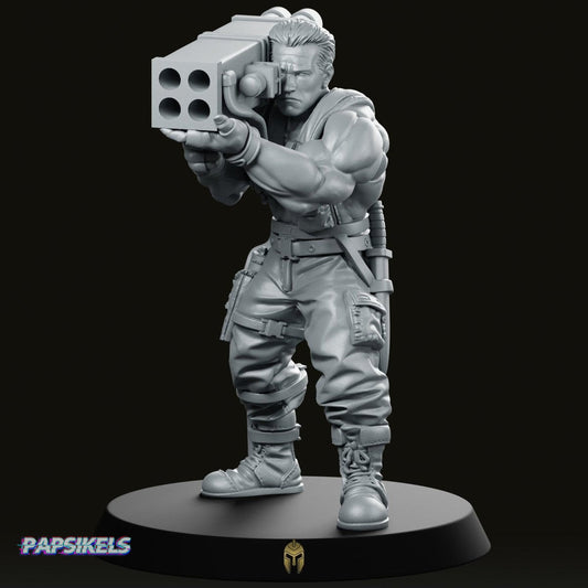 Barry Mcguffin Rocket Launcher Miniature