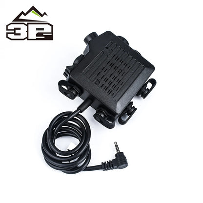 Airsoft Tactical SELEX TACMIC CT5 PTT Headset 2 Button Hunting Walkie Talkie Military Ptt  Kenwood Motorola Phone Icom