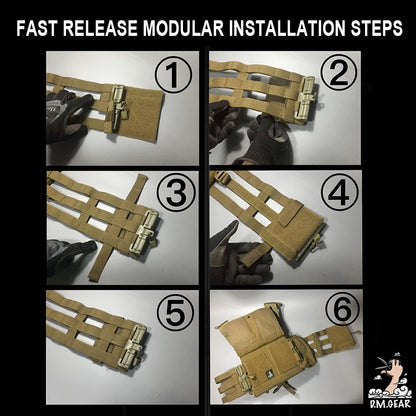 DMGear Tactical Cummerbund Buckle Jpc Cpc 6094 4020 Airsoft Magnetic Vest Gear Hunting Equipment Quick Release Molle Accessory