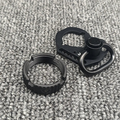 New AEG Side End Plate Flexible QD Sling Mount Push Botton Adapter Fit for M4 M16 Airsoft BK Receiver End Plate Hunting Parts