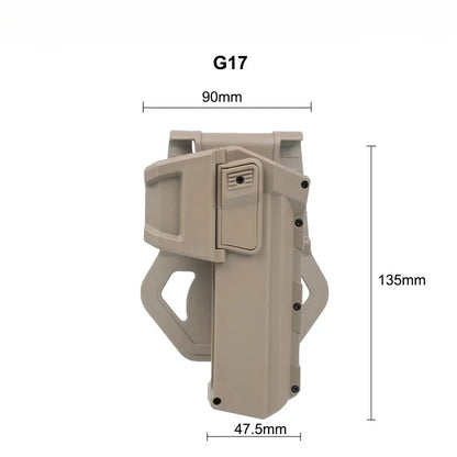 Tactical Classics G*ock 17 18 19 Pistol Holsters for X300 X400 W*apon Flashlight Airsoft Colt M1911 P320 Waist Gun Holster