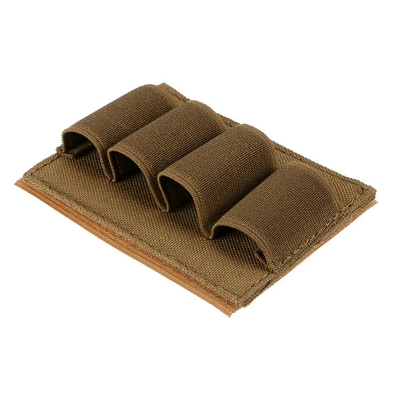 Tactical Molle Shell Holder Carrier 12GA Paintball Hunting Buttstock Airsoft Ammo Magazine Pouch