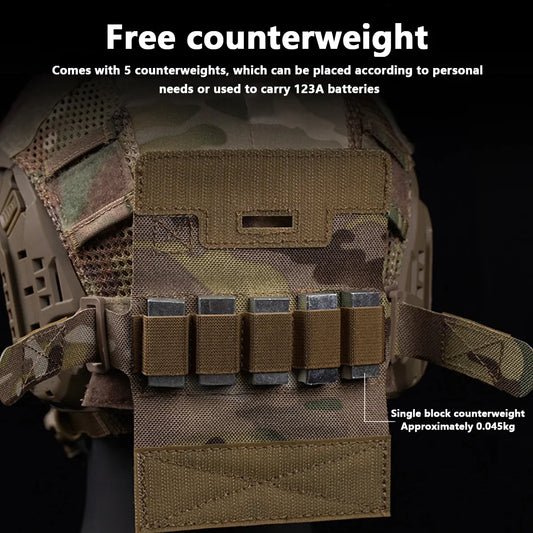Tactical Helmet Counterbalance Weight Bag NVG Counterweight Pouch for OPS-Core Fast BJ PJ MH Helmets Hunting Airsoft Accessories