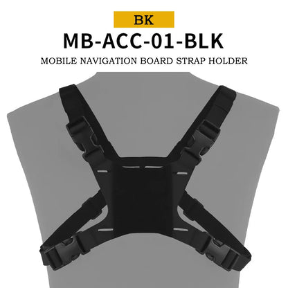 Tactical vest MOLLE folding navigation board CS military Airsoft Gear Molle tablet phone holder hunting chest bag map bag