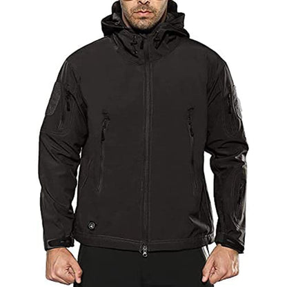 Army Outdoor Tactical Waterproof Softshell Fleece Jacket-5