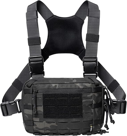 Votagoo Tactical Chest Pack EDC Chest Bag 2L Utility Molle Chest Rig Pouch-7