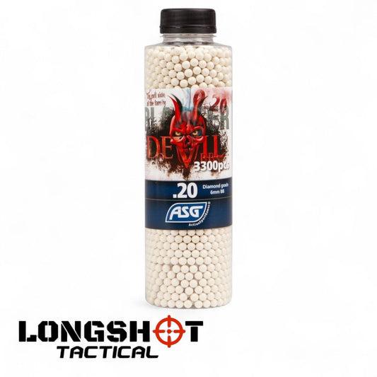 Blaster Devil, 0.20g, airsoft BBs, 3300 pcs. bottle. — 1 Bottle (3300 BB's)