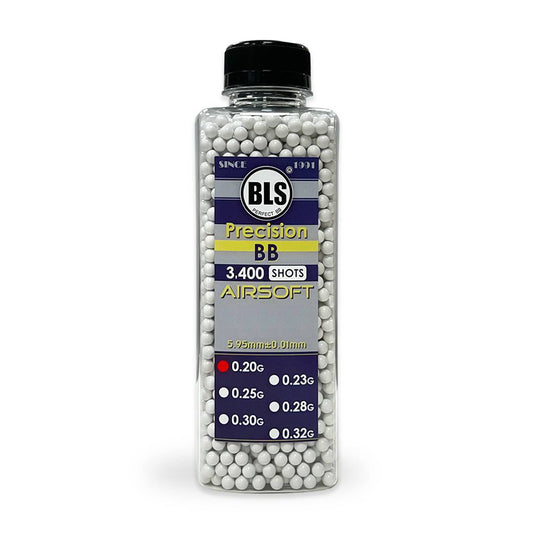 BLS 0.20g Bottles 3400 Round Supreme Grade  Airsoft BB's