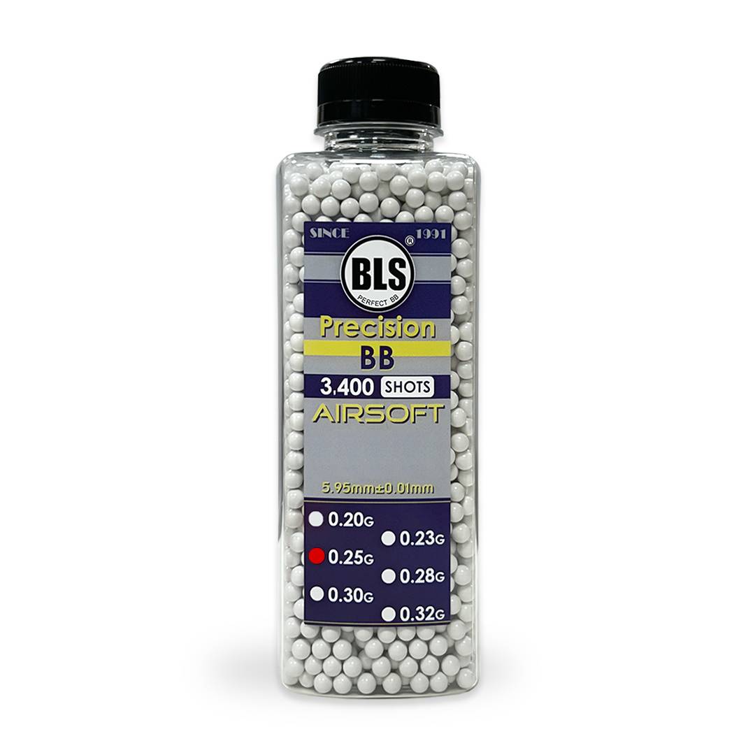 BLS 0.25g Bottles 3400 Round Supreme Grade  Airsoft BB's