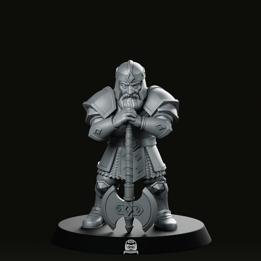 Brogar Dundrason Dwarf Warrior Miniature