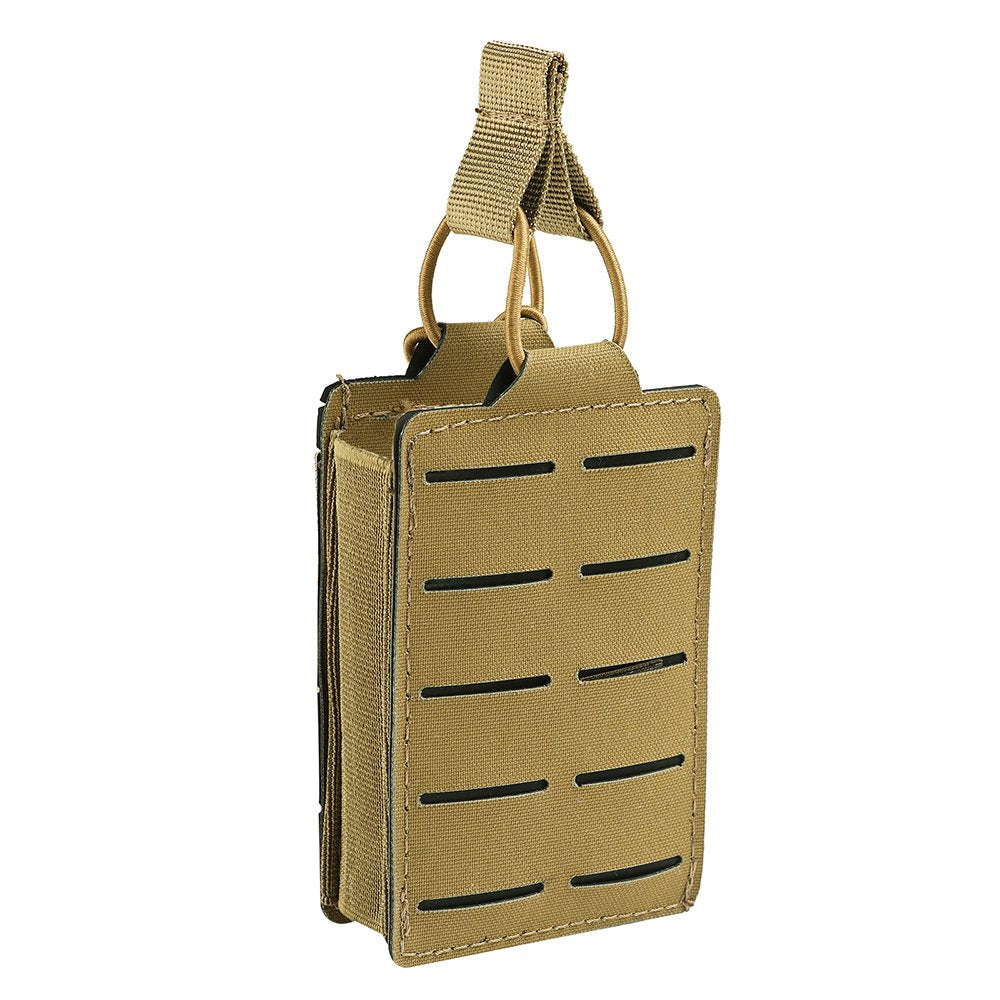 Tactical Molle Mag Pouch, Single Double Triple Nylon 5.56mm 7.62mm Open Top Rifle Magazine Holder for AR-15 M4 M14 M16 G36 HK416-8