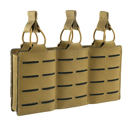 Tactical Molle Mag Pouch, Single Double Triple Nylon 5.56mm 7.62mm Open Top Rifle Magazine Holder for AR-15 M4 M14 M16 G36 HK416-10