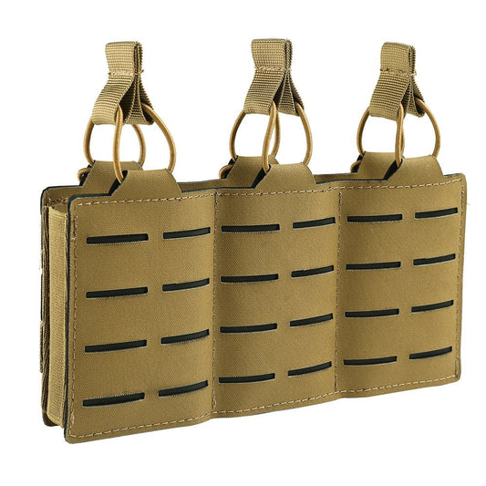 Tactical Molle Mag Pouch, Single Double Triple Nylon 5.56mm 7.62mm Open Top Rifle Magazine Holder for AR-15 M4 M14 M16 G36 HK416-10