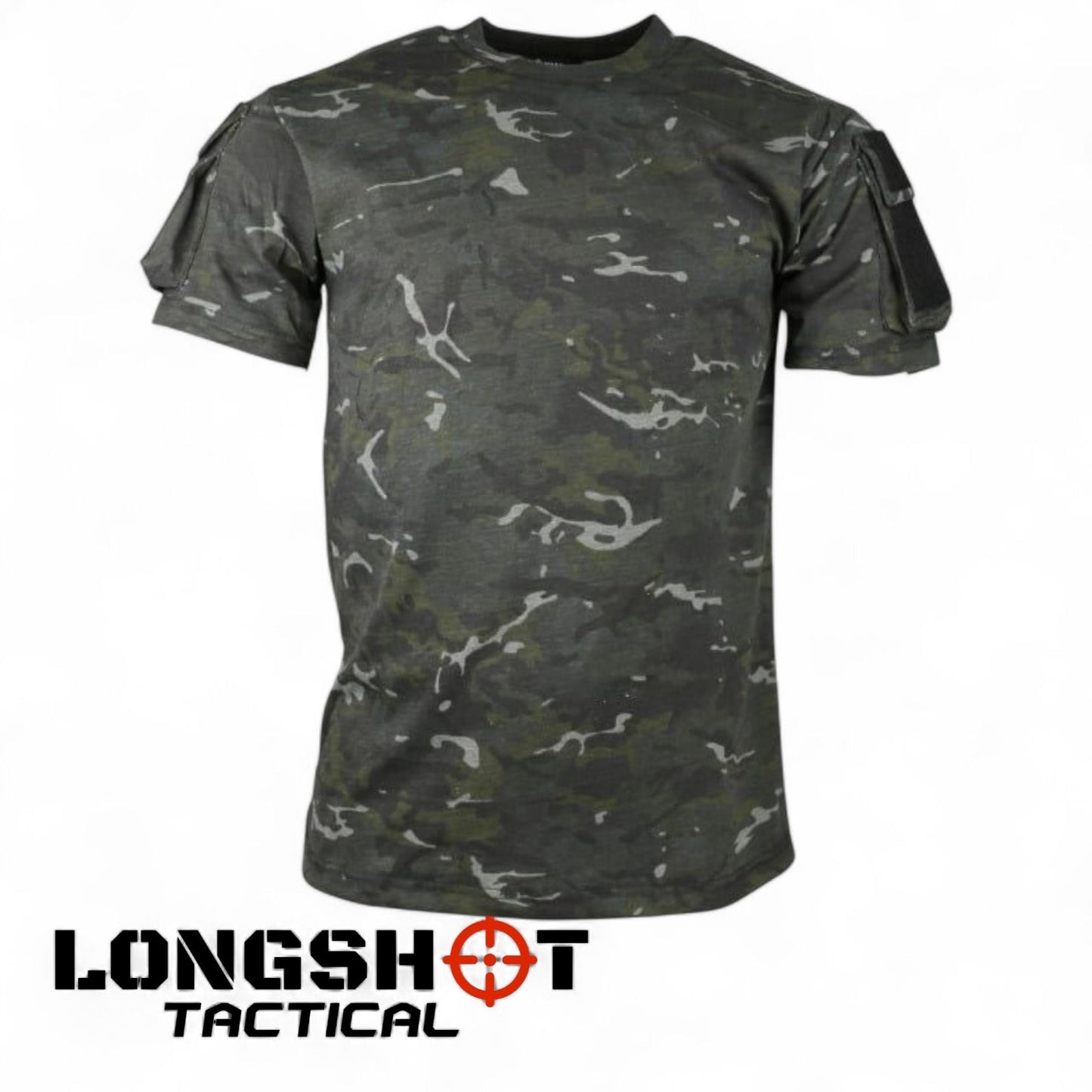 BTP Camo Black Tactical Army T-Shirt