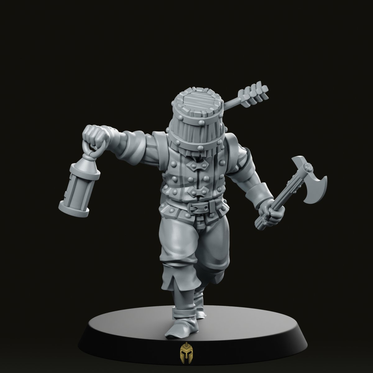 Bucket Head Fantasy Miniature