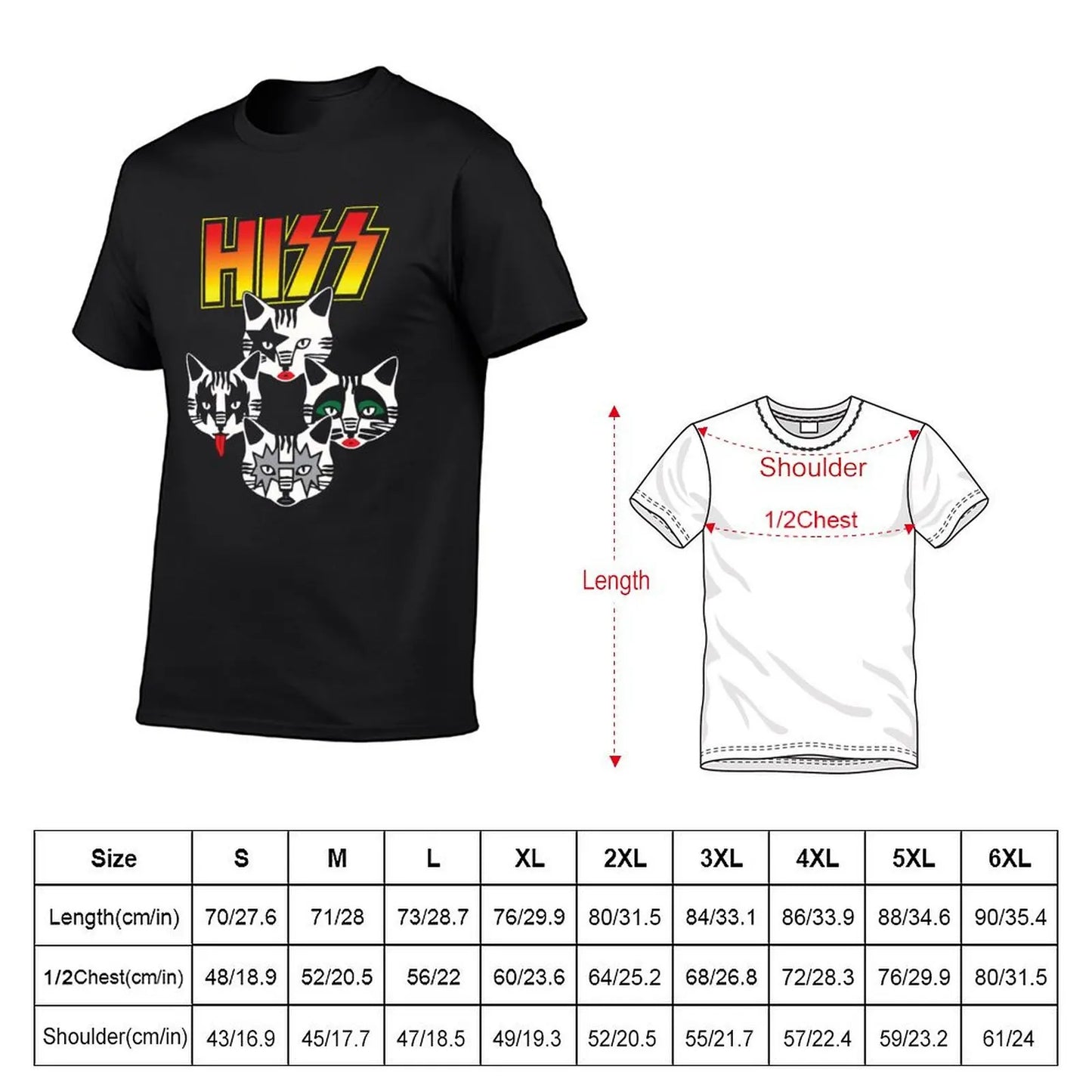 Hiss Cats Band Hiss Funny Cat Kittens Matching Gift Lover Band T-Shirt valentines clothes new edition mens funny t shirts
