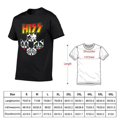 Hiss Cats Band Hiss Funny Cat Kittens Matching Gift Lover Band T-Shirt valentines clothes new edition mens funny t shirts