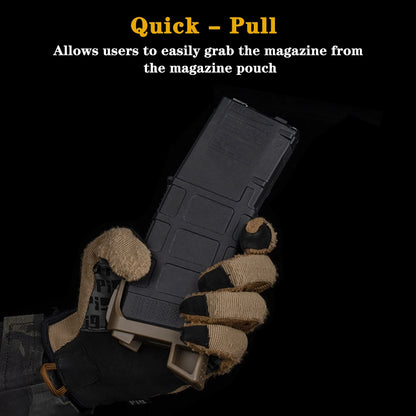 Tactical Airsoft GBB PMAG Magazine Base Quick-Pull Prone Support With PEQ Night Vision Scope Adjustment Tool For Shooting Drill