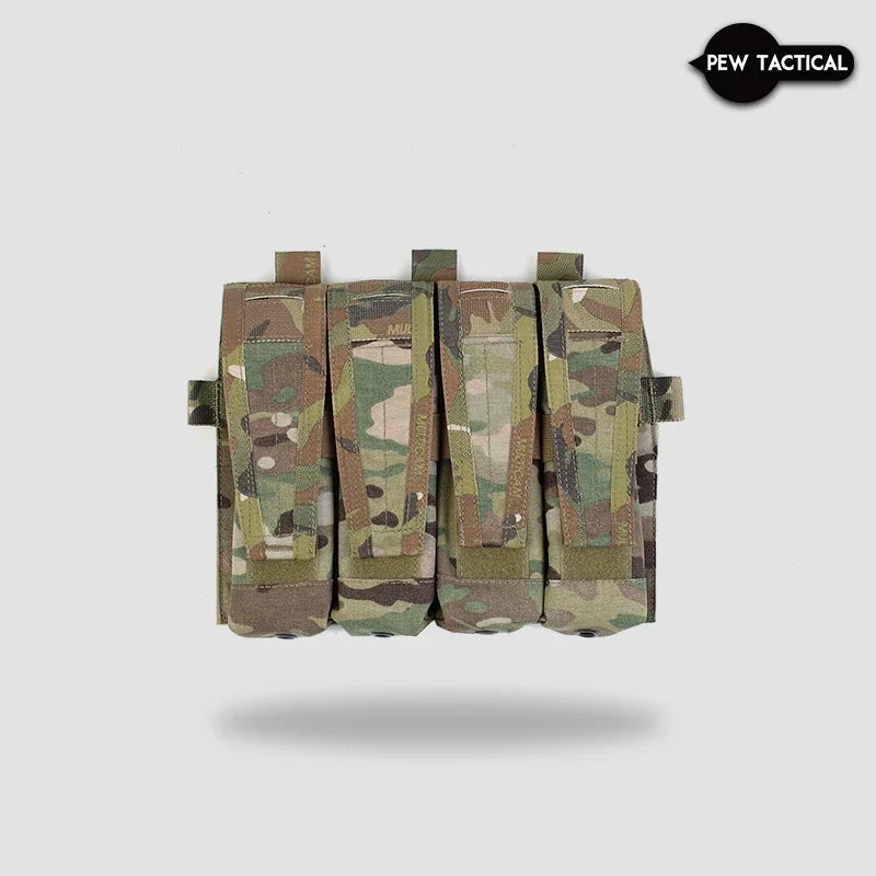 Tactical Outdoor Avs Detachable Flap Smg 9mm .45 Hunting Colete Tatico Militar Magazine Clip Pouch Airsoft Accessories