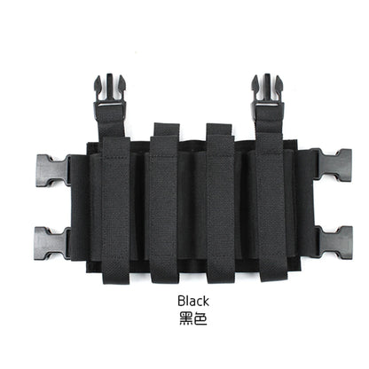 Tactical Vest MK3 MK4 JPC2.0 Chest Quadruple Magazine Insert Pouch,Vest Expansion Accessories Bag For Airsoft Hunting Shooting