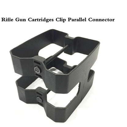 NEW Rifle Dual Magazine Coupler Link Clip Pouch for AR15 M4 HK416 5.56mm Magazine Mag Coupler Speed Loader Parallel Connector