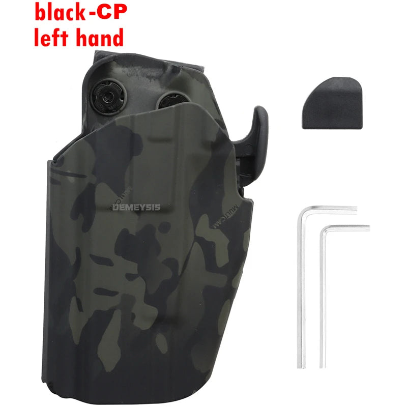 Quick Release Tactical Belt Holster for GLOCK 17, 20, 21, 22, 31, 37 Pistols Hunting Paintball Durable Molle Gun Holster Case