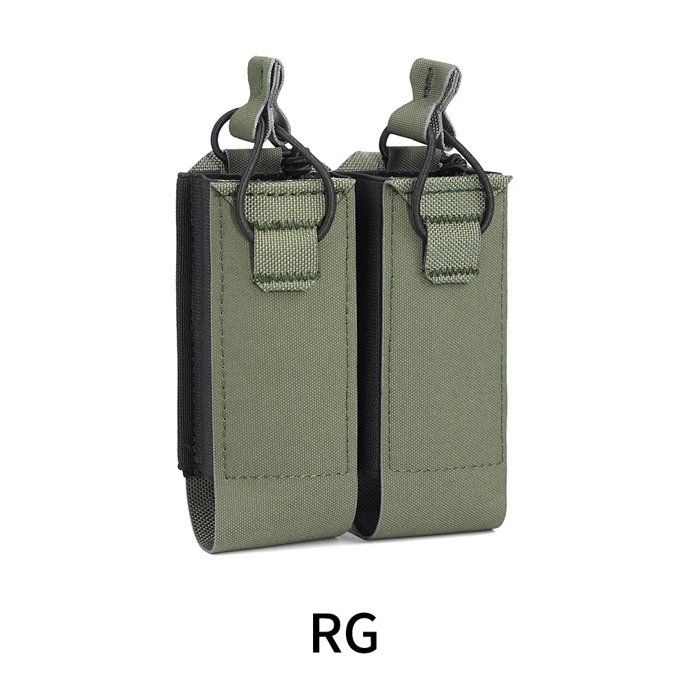 Tactical Mag Pouch .45 Dual Magazines Double Smg Molle Airsoft Mpx P90 Ump45 Hunting Equipment Accessories Wargame Outdoor Vest
