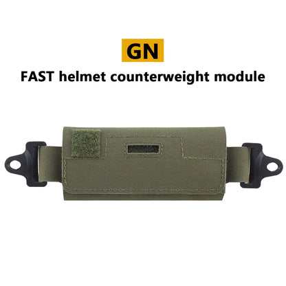 Tactical Helmet Counterbalance Weight Bag NVG Counterweight Pouch for OPS-Core Fast BJ PJ MH Helmets Hunting Airsoft Accessories