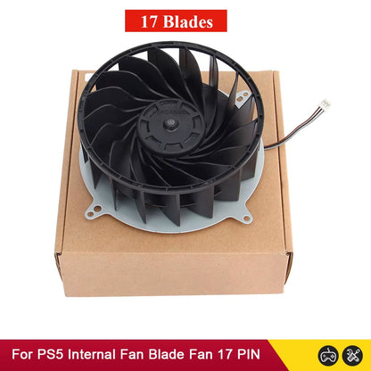 Original Internal Cooling Cooler Fan for PS5 Consoles 17 Blades Cooler Fan G12L12MS1AH-56J14 for PS5 23 Blades 12047GA-12M-WB-01