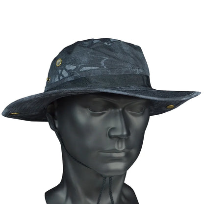 Tactical Airsoft  Sniper Camouflage Boonie Hats Nepalese Cap Militares Army Mens American Military Accessories A-tacs FG