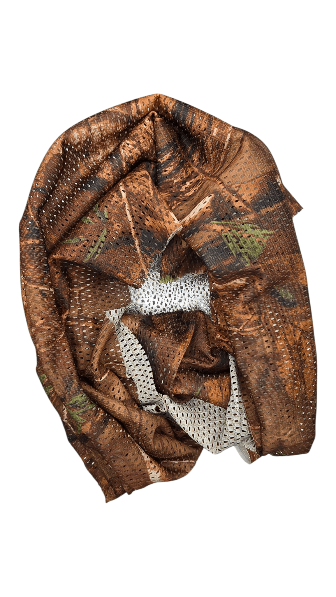 Camo Mesh Scrim Tactical Neck Scarf - Lightweight Hunting & Airsoft Scarf