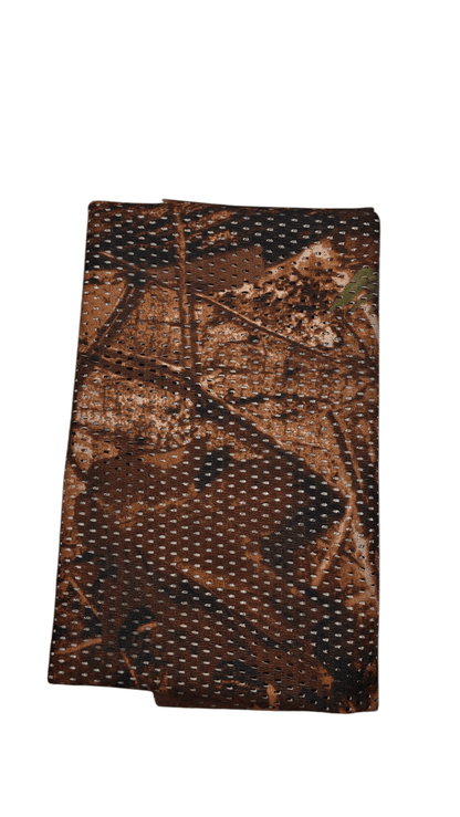 Camo Mesh Scrim Tactical Neck Scarf - Lightweight Hunting & Airsoft Scarf