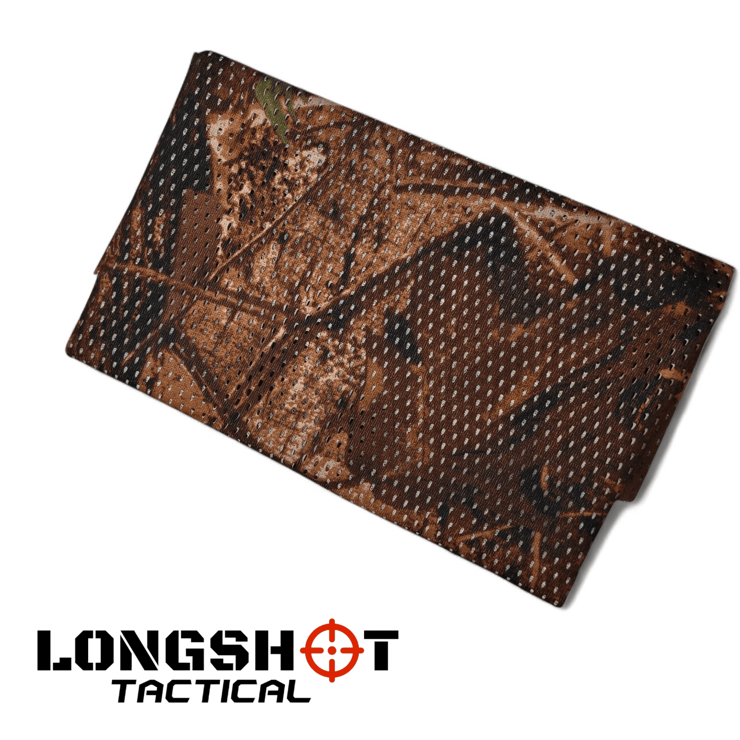 Camo Mesh Scrim Tactical Neck Scarf - Lightweight Hunting & Airsoft Scarf