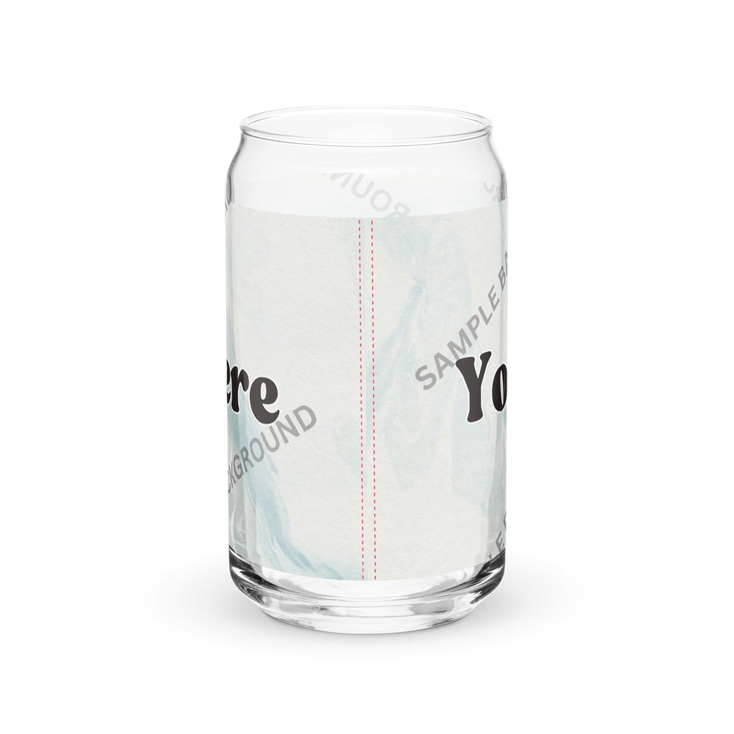 Design Your Own Can-Shaped Glass