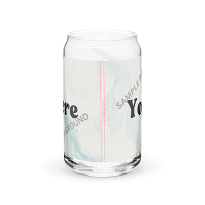 Design Your Own Can-Shaped Glass